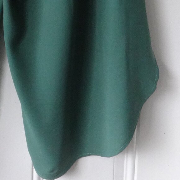 Wrap pants, 3XL no brand sea foam green unlined polyester elastic waist feminine - Picture 10 of 10